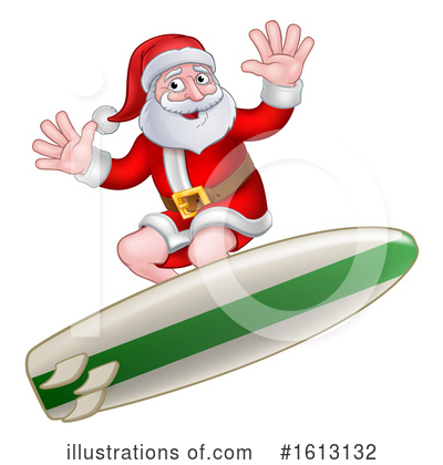 Royalty-Free (RF) Santa Clipart Illustration by AtStockIllustration - Stock Sample #1613132
