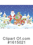 Santa Clipart #1615021 by Alex Bannykh