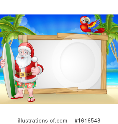 Royalty-Free (RF) Santa Clipart Illustration by AtStockIllustration - Stock Sample #1616548