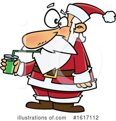 Royalty-Free (RF) Santa Clipart Illustration by toonaday - Stock Sample #1617112
