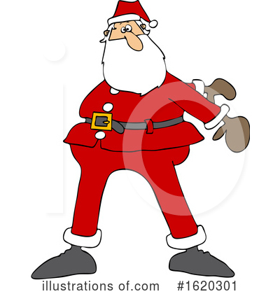 Royalty-Free (RF) Santa Clipart Illustration by djart - Stock Sample #1620301