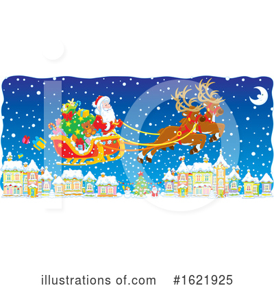 Royalty-Free (RF) Santa Clipart Illustration by Alex Bannykh - Stock Sample #1621925