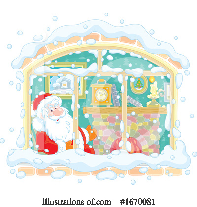 Royalty-Free (RF) Santa Clipart Illustration by Alex Bannykh - Stock Sample #1670081