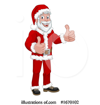 Royalty-Free (RF) Santa Clipart Illustration by AtStockIllustration - Stock Sample #1670102