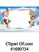 Santa Clipart #1690734 by AtStockIllustration