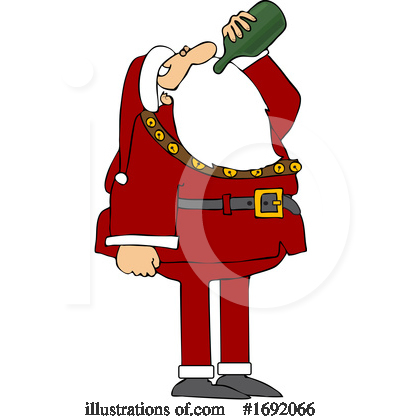 Royalty-Free (RF) Santa Clipart Illustration by djart - Stock Sample #1692066