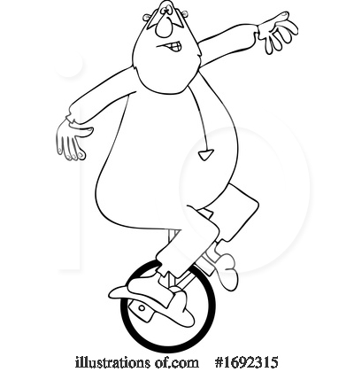 Unicycle Clipart #1692315 by djart