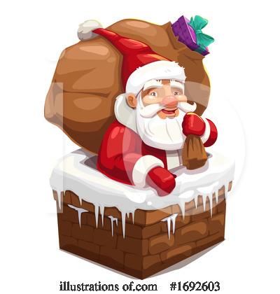 Royalty-Free (RF) Santa Clipart Illustration by Vector Tradition SM - Stock Sample #1692603