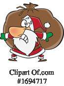 Santa Clipart #1694717 by toonaday