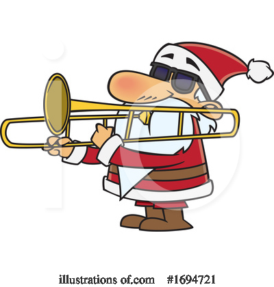 Royalty-Free (RF) Santa Clipart Illustration by toonaday - Stock Sample #1694721