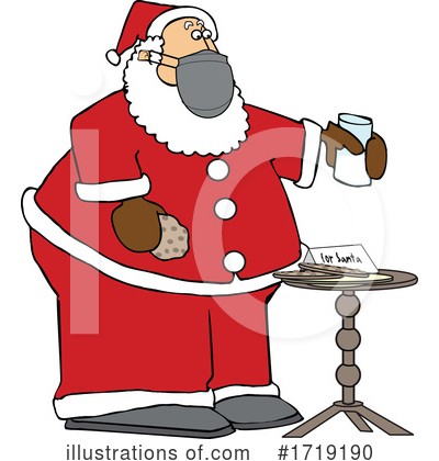 Royalty-Free (RF) Santa Clipart Illustration by djart - Stock Sample #1719190