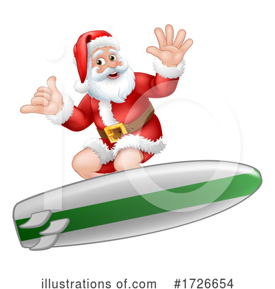 Surfing Clipart #1726654 by AtStockIllustration