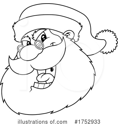 Royalty-Free (RF) Santa Clipart Illustration by Hit Toon - Stock Sample #1752933