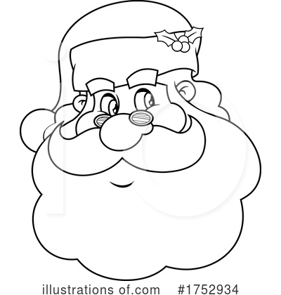 Royalty-Free (RF) Santa Clipart Illustration by Hit Toon - Stock Sample #1752934