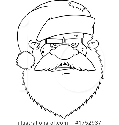 Royalty-Free (RF) Santa Clipart Illustration by Hit Toon - Stock Sample #1752937