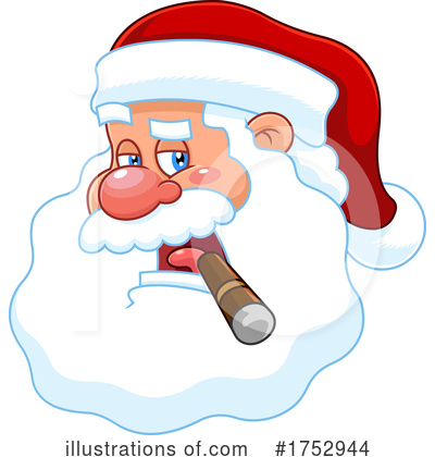 Royalty-Free (RF) Santa Clipart Illustration by Hit Toon - Stock Sample #1752944