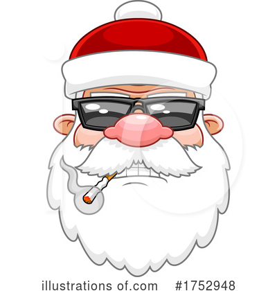 Santa Clipart #1752948 by Hit Toon