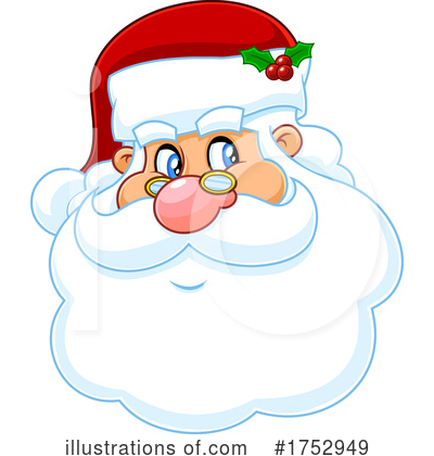 Santa Clipart #1752949 by Hit Toon
