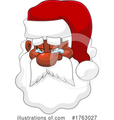 Santa Hat Clipart #1763027 by Hit Toon
