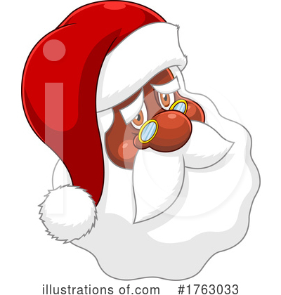 Santa Hat Clipart #1763033 by Hit Toon