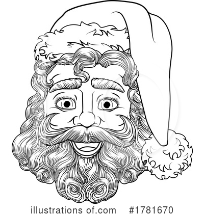 Royalty-Free (RF) Santa Clipart Illustration by AtStockIllustration - Stock Sample #1781670