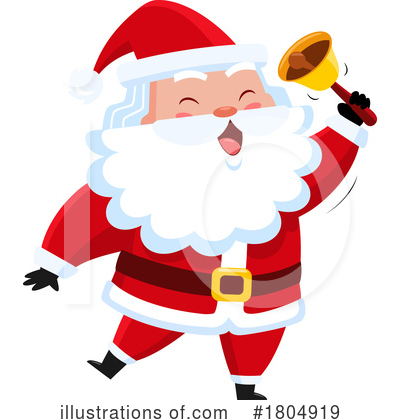 Royalty-Free (RF) Santa Clipart Illustration by Hit Toon - Stock Sample #1804919