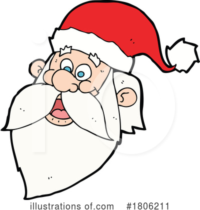 Santa Claus Clipart #1806211 by lineartestpilot