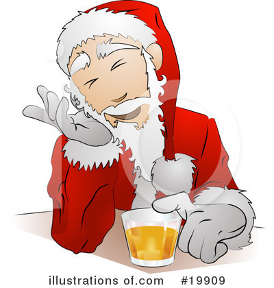 Royalty-Free (RF) Santa Clipart Illustration by AtStockIllustration - Stock Sample #19909