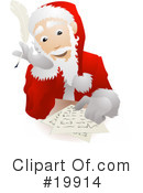 Santa Clipart #19914 by AtStockIllustration