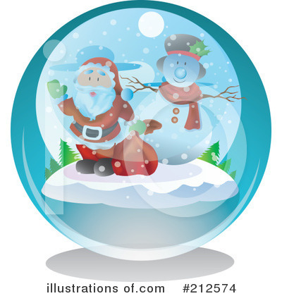 Royalty-Free (RF) Santa Clipart Illustration by YUHAIZAN YUNUS - Stock Sample #212574