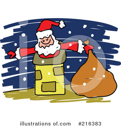 Royalty-Free (RF) Santa Clipart Illustration by Prawny - Stock Sample #216383