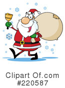 Santa Clipart #220587 by Hit Toon