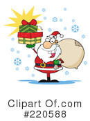 Santa Clipart #220588 by Hit Toon