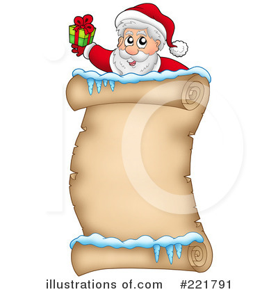 Royalty-Free (RF) Santa Clipart Illustration by visekart - Stock Sample #221791