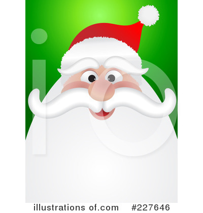 Royalty-Free (RF) Santa Clipart Illustration by KJ Pargeter - Stock Sample #227646