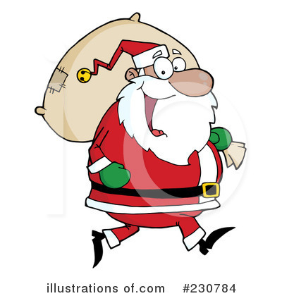 Royalty-Free (RF) Santa Clipart Illustration by Hit Toon - Stock Sample #230784
