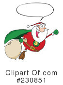 Santa Clipart #230851 by Hit Toon