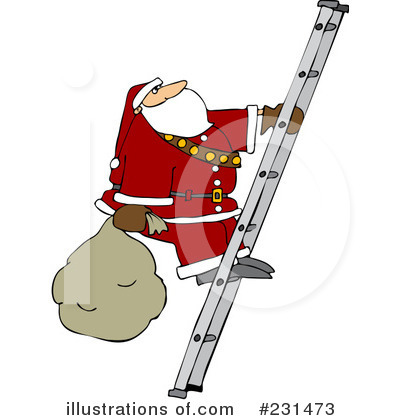 Royalty-Free (RF) Santa Clipart Illustration by djart - Stock Sample #231473