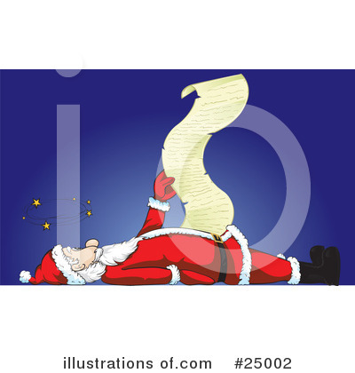 Royalty-Free (RF) Santa Clipart Illustration by Paulo Resende - Stock Sample #25002