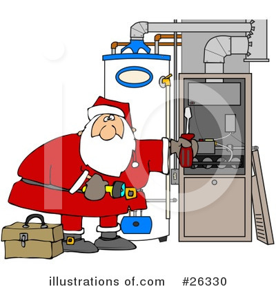 Royalty-Free (RF) Santa Clipart Illustration by djart - Stock Sample #26330