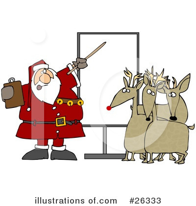 Royalty-Free (RF) Santa Clipart Illustration by djart - Stock Sample #26333