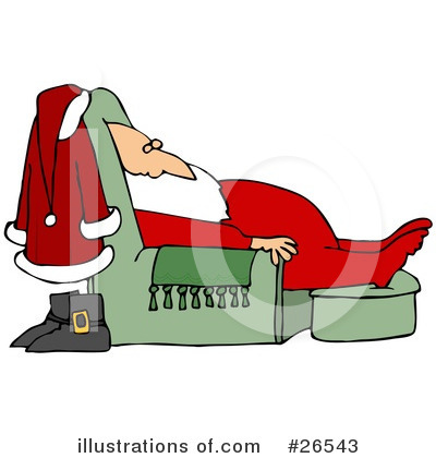 Royalty-Free (RF) Santa Clipart Illustration by djart - Stock Sample #26543