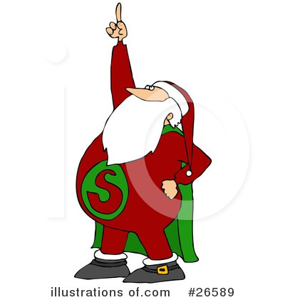 Royalty-Free (RF) Santa Clipart Illustration by djart - Stock Sample #26589
