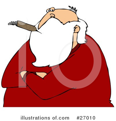 Royalty-Free (RF) Santa Clipart Illustration by djart - Stock Sample #27010