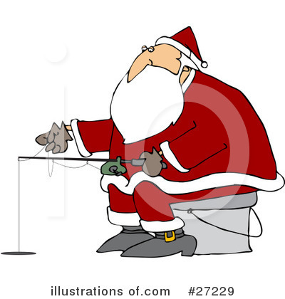 Royalty-Free (RF) Santa Clipart Illustration by djart - Stock Sample #27229