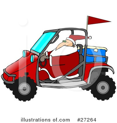 Royalty-Free (RF) Santa Clipart Illustration by djart - Stock Sample #27264
