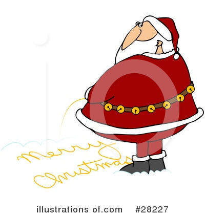 Royalty-Free (RF) Santa Clipart Illustration by djart - Stock Sample #28227