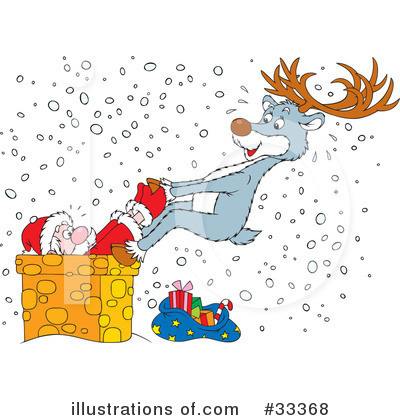 Royalty-Free (RF) Santa Clipart Illustration by Alex Bannykh - Stock Sample #33368