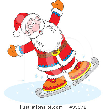 Royalty-Free (RF) Santa Clipart Illustration by Alex Bannykh - Stock Sample #33372