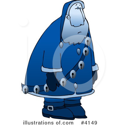 Royalty-Free (RF) Santa Clipart Illustration by djart - Stock Sample #4149